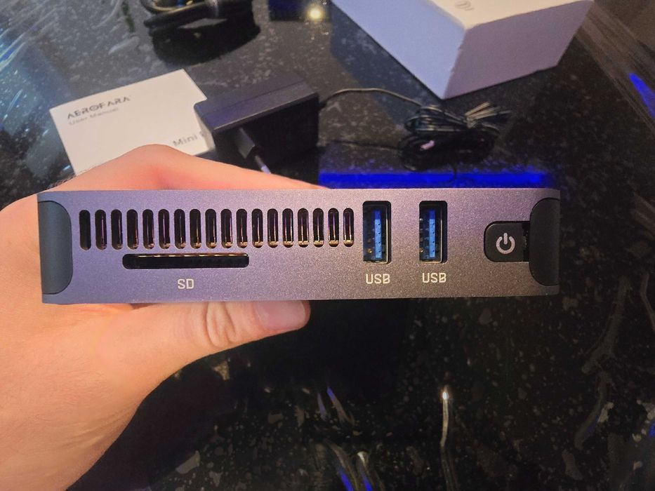 Чисто нов Мини компютър Aerofara Mini PC (8GB RAM / 256GB SSD) - Windows 11 Pro