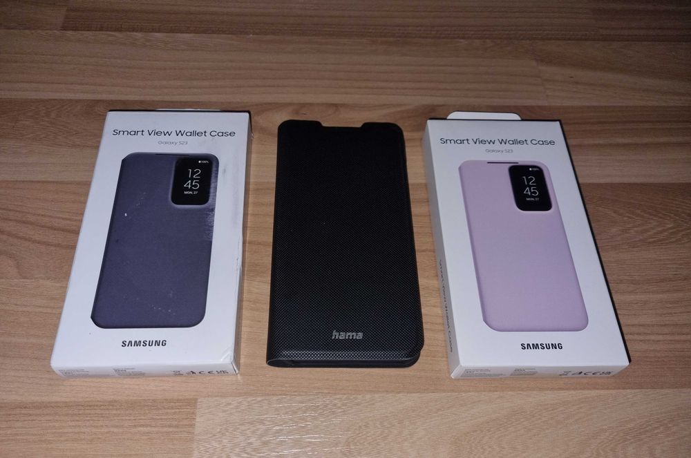 Husa Samsung S23/S24/S24+ Smart View Wallet/Silicon Grip/Rugged Gadget