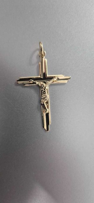 Medalion / Pandantiv Cruce aur 14k