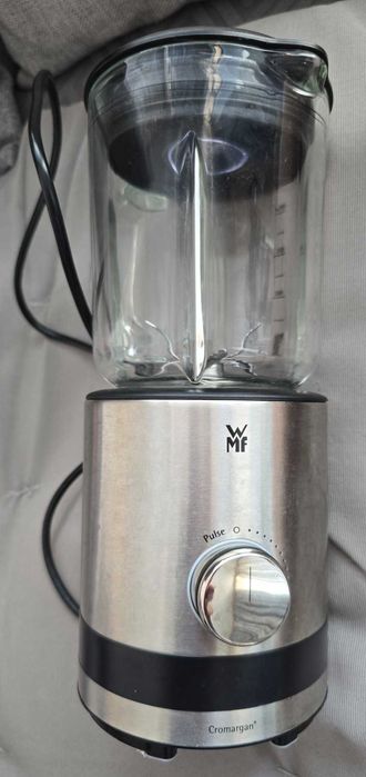 Модел: Шейкър WMF KÜCHENminis Standmixer 0.8L, стъклена кана, като нов.