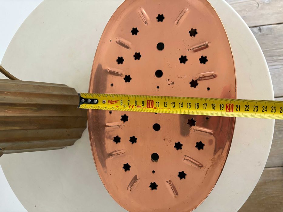 Rechaud / încălzitor mâncare din cupru, Elveția, nou