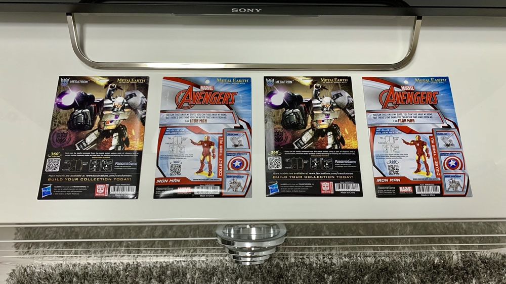 Puzzle metal machete 3D Metal Earth set avengers marvel iron man