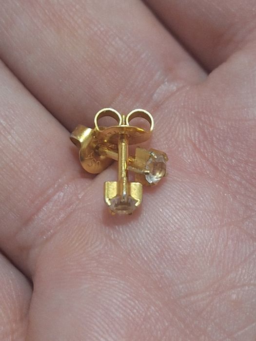 Серьги гвоздики бу