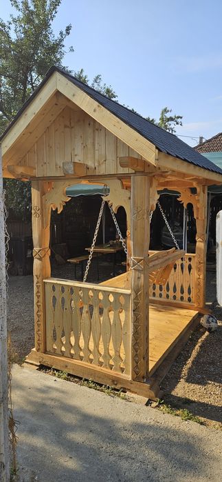Balansoar de gradina scluptat