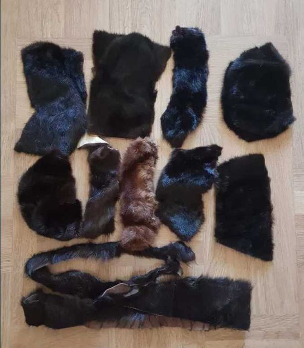 Норка кусочки отдам все вместе