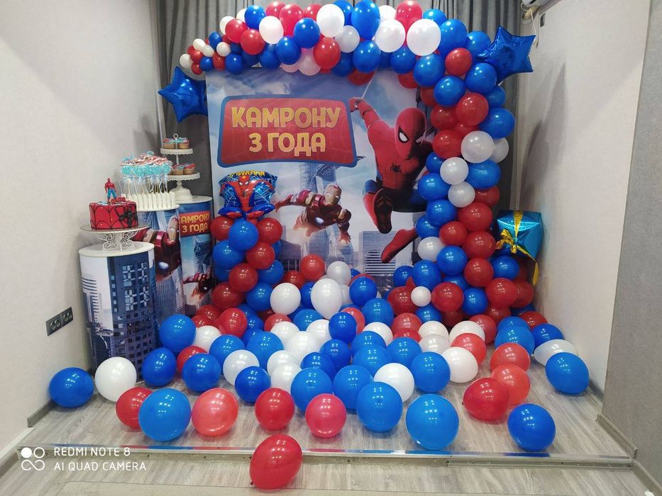 Оформление праздников 

Выписка из роддома • День рождения • 8