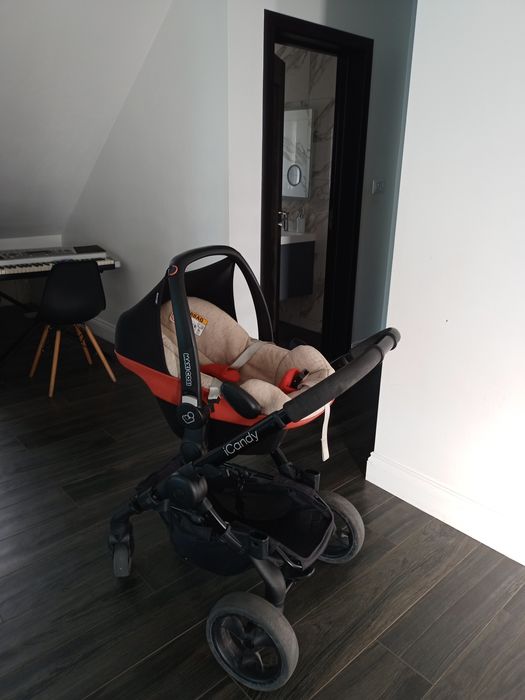 Carucior iCandy peach 3 dublu