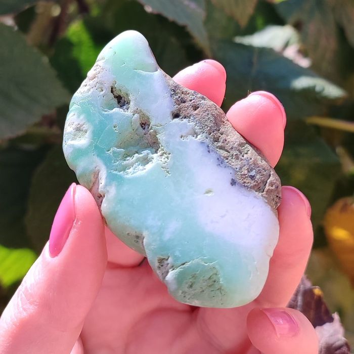 Хризопраз уникальный образец