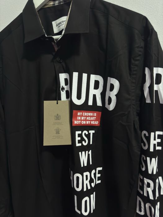 Camasa Burberry negru premium