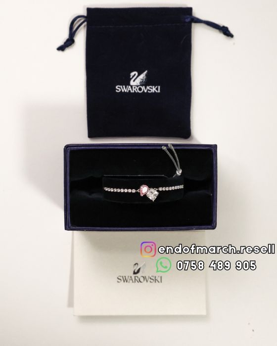 Bratara Swarovski Attract Soul double crystal