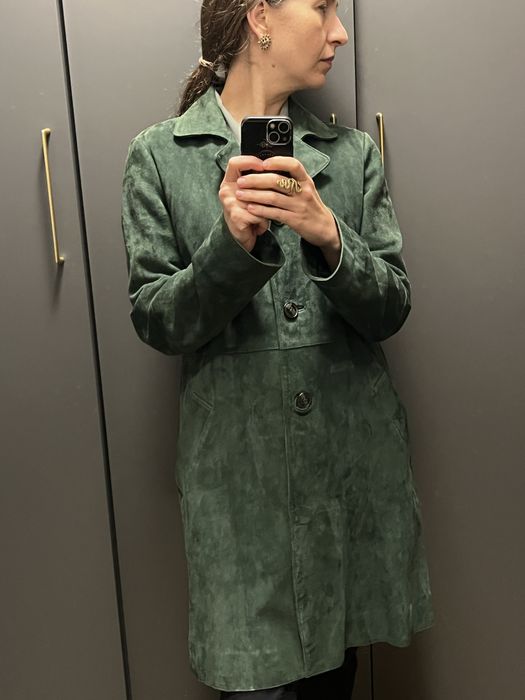 Палто Gerard Darel естествен велур