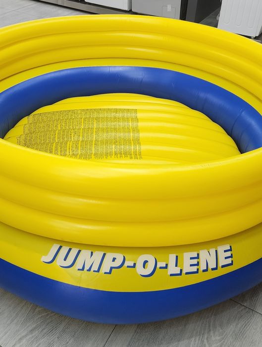 Надувной детский круглый батут INTEX