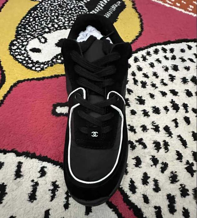 Chanel CC Logo Sneaker Black (Reflective)