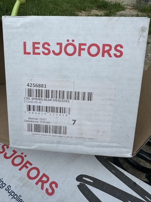 Задни пружини мерцедес w212. LESJOFORS