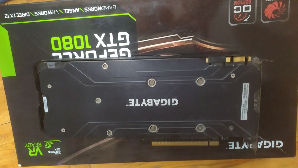 Игровая видеокарта Gigabyte GTX 1080 8GB (Отличное состояние, коробка)