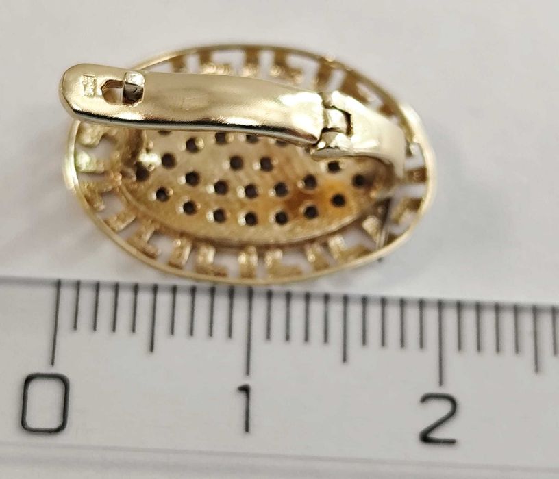 Cercei aur 14K , 4.00gr (AG35 B 34705) Garantie 2ani!