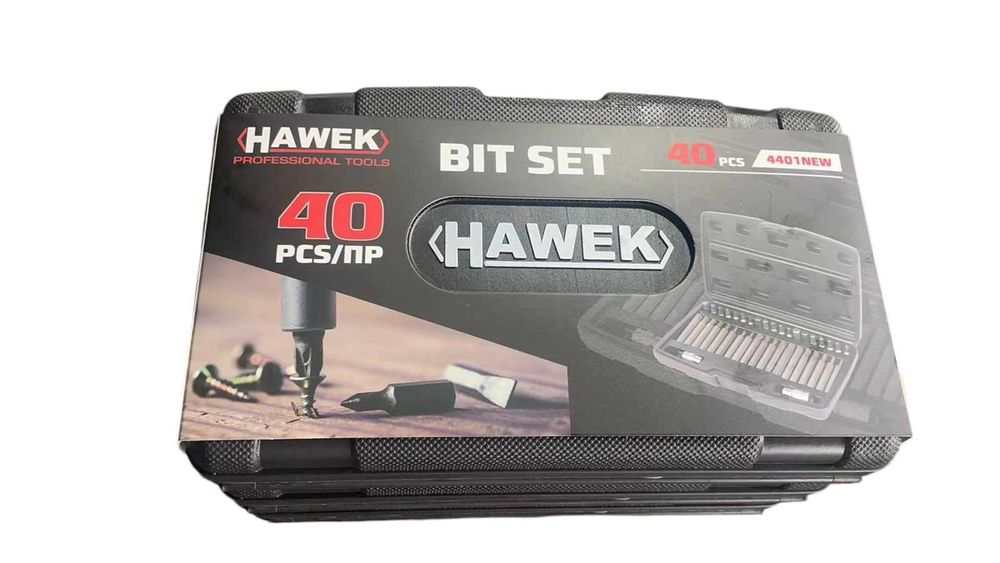 Комплект битове - накрайници 40 части HAWEK