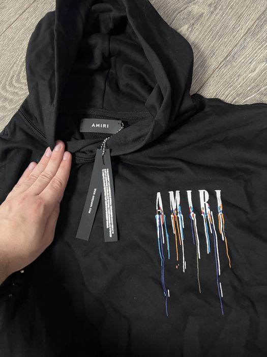 Hanorac amiri negru L-M fit