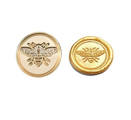 Восъчен печат Пчела печат , лъжица и восък , кошер пчелар