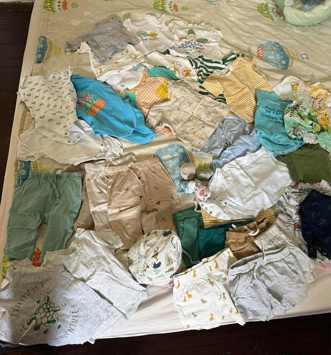 Лотове дрехи за бебе Момче - различни размери H&M, Next, Mayoral и др