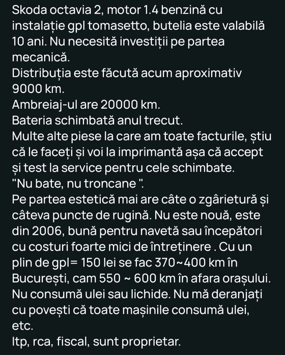 Skoda octavia 1.4 gpl