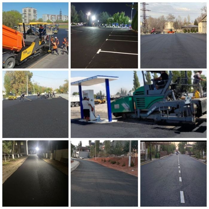 Asfalt xizmatlari Tashkent va Tashkent viloyati