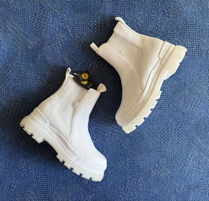 BUFFALO Aspha Chelsea Mid ОРИГИНАЛНИ дамски боти/челси - 40/25,5см