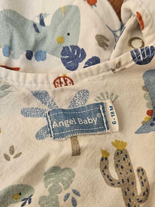 Есенен-пролетен чувал за сън Angel Baby 6-18м, динозаври. 1 тог
