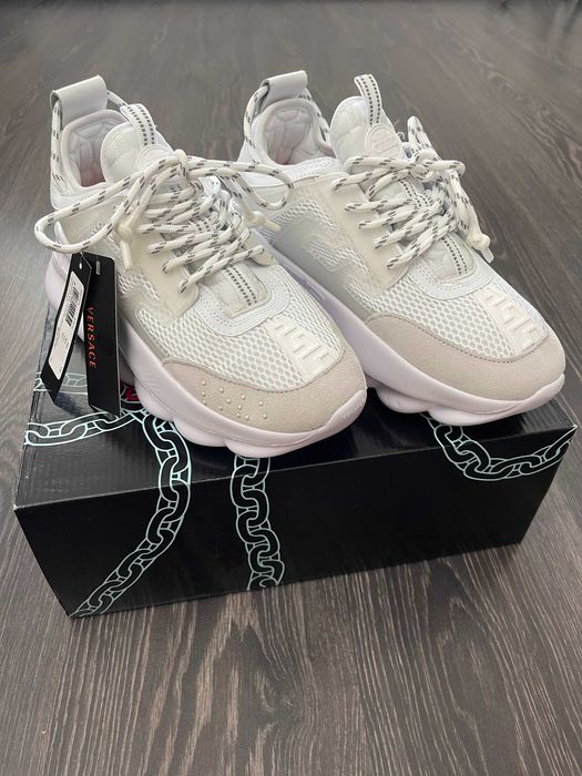 Adidasi Versace Chain Reaction l Produs nou din Piele Premium