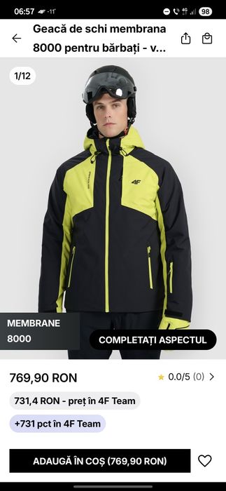 Geaca de iarna noua 4F