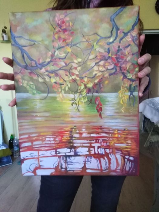 Авторска картина/платно, масло/ "ЕСЕН"