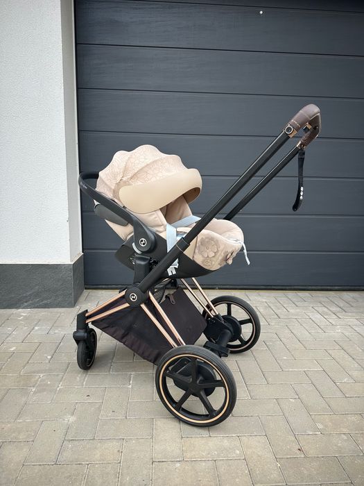 Количка Cybex E Priam Simply Flowers - пълен комплект