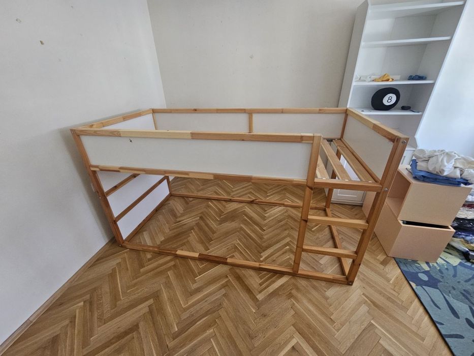Детско легло Ikea Kura с матрак Isleep Smart