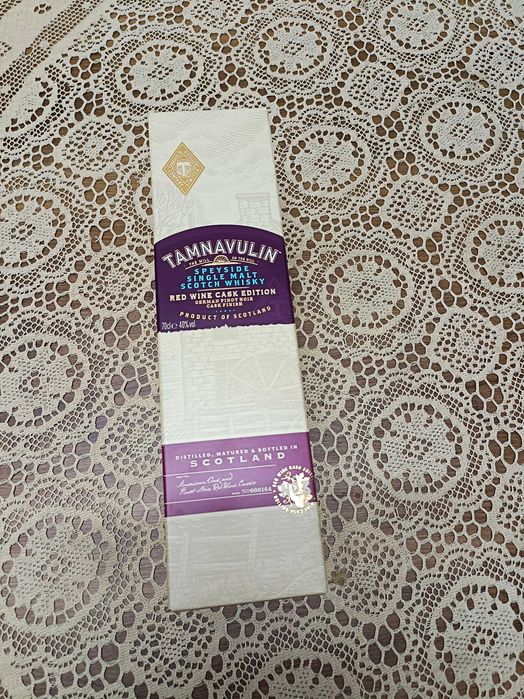Празна кутия от уиски Tamnavulin!