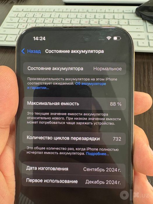 Iphone 16 pro состояние идеал