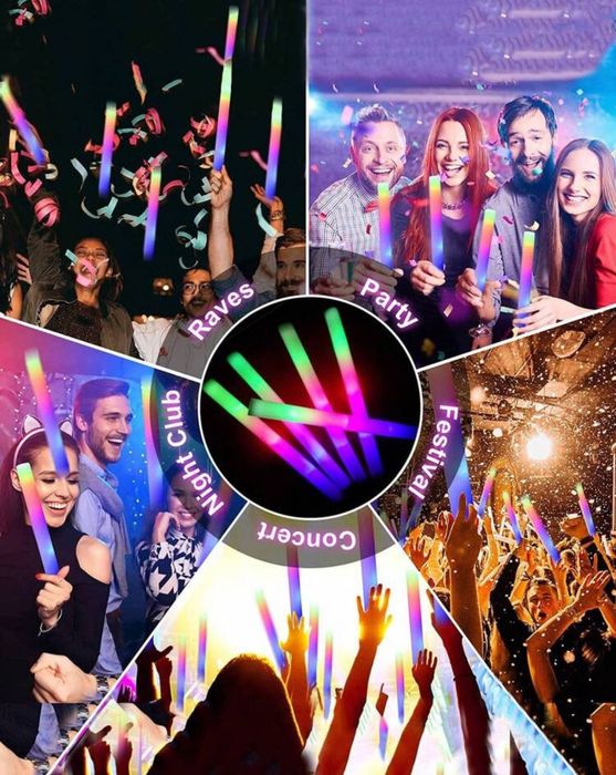 60 bucăți bete luminoase / led