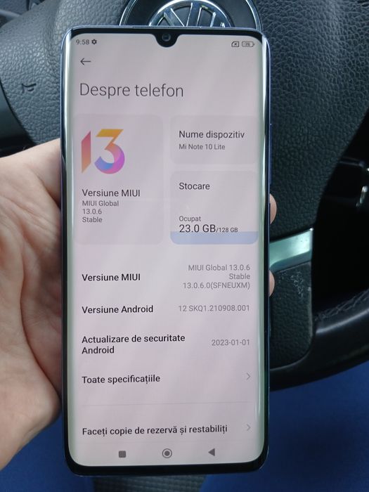MI Note 10 lite 5g edge