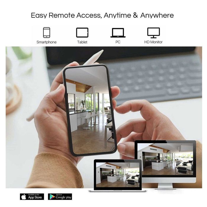 CCTV DVR + 4 Професионални Камери - 5MP , Нощно Зрение ,  SAMSUNG HDD