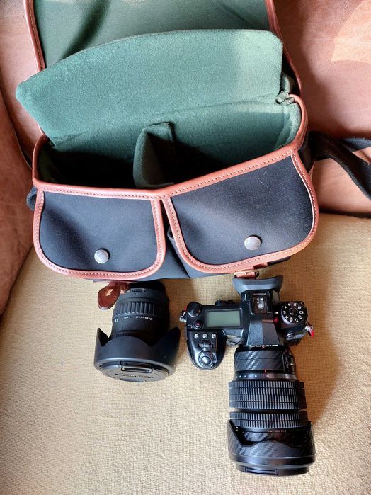 Geanta premium Billingham Hadley Small, Teleconvertor Canon 2X, Canon LC-E6E