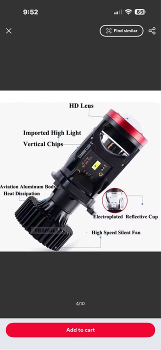 Bi-Led laser прожектори
