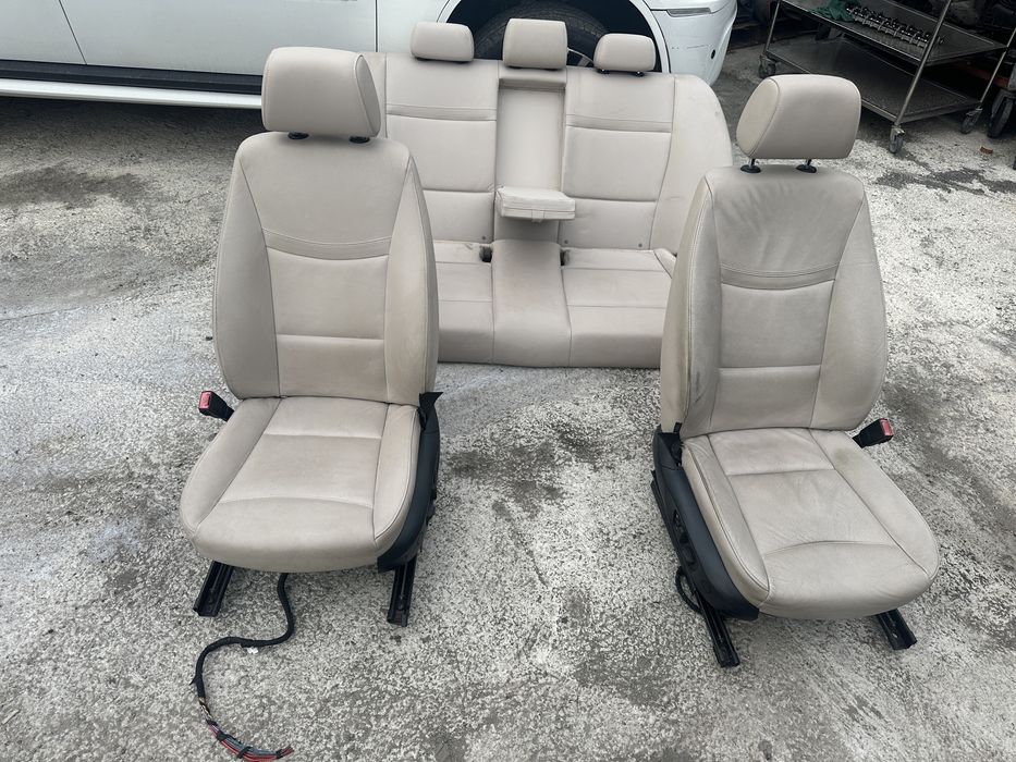 Interior bmw e90 scaune incalzite banchete piele bmw e90