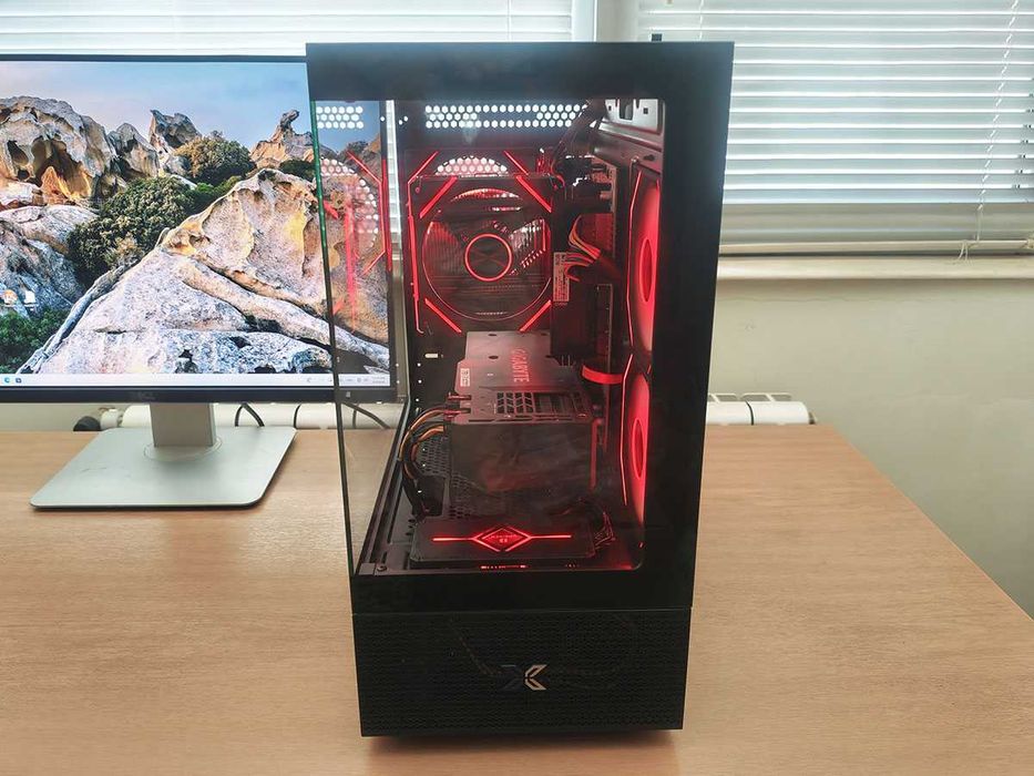 Геймърски компютър, Ryzen 5500, Rtx 3060Ti, 500gb nvme, 1tb HDD, 16gb Ram