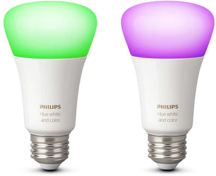 Philips Hue Стартов Комплект Рутер с 2 LED Крушки 60W RGB 16 млн цвята