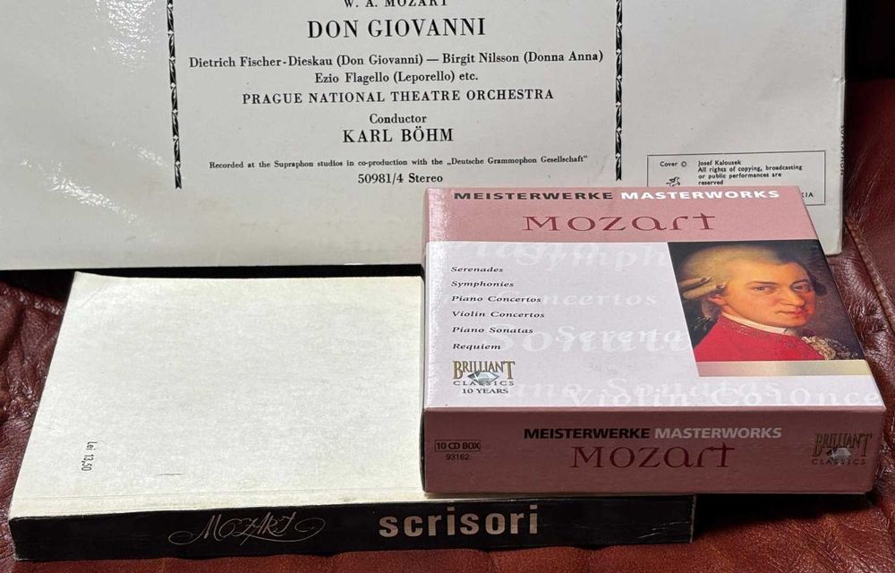 Mozart - pachet muzica clasica (compilatie+vinil) + carte