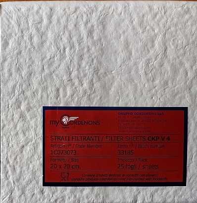 Cartoane filtrante Rover, Colombo, pentru filtre de vin 20 X 20 cm