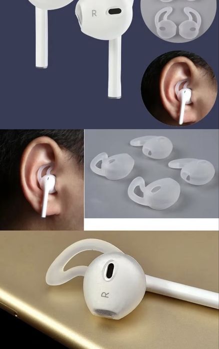 Силиконови Накрайници за AirPods Слушалки Протектори Фиксатори