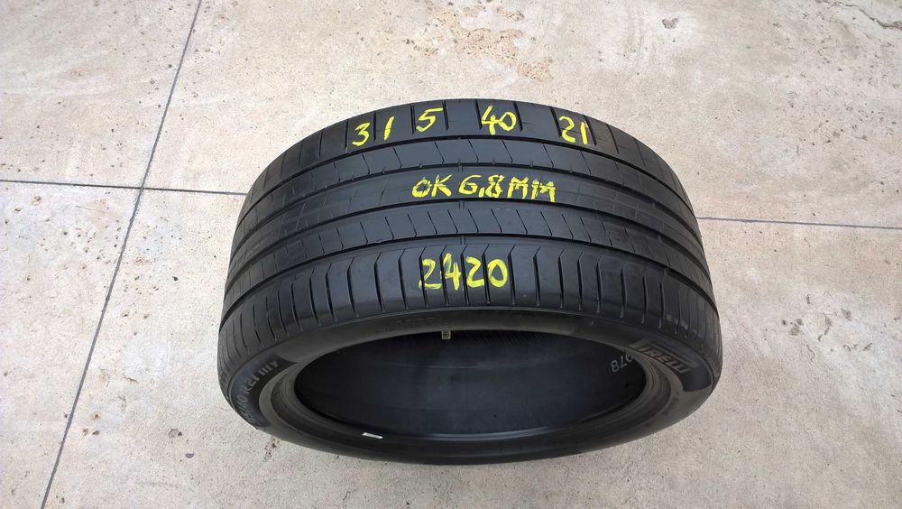 Doua anvelope vara 315 40 21 pirelli p zero MO profil 6,8 mm dot 2420