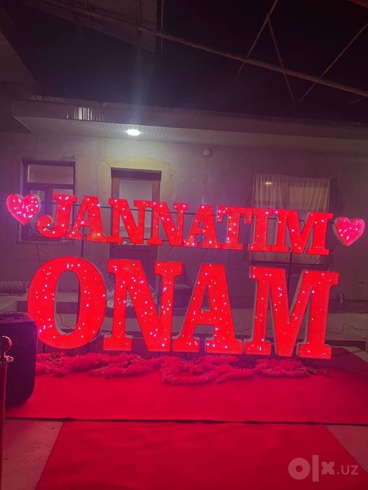 Har hil turdagi decoratsa yozuvlarimiz, skidkada 500 ming so'm