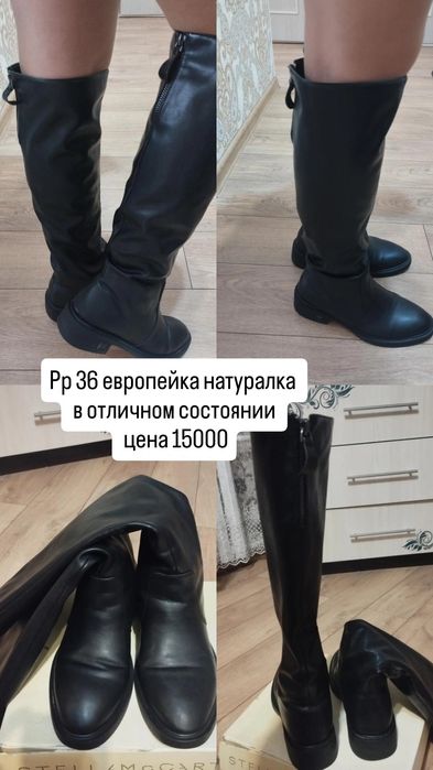 Сапоги европейка зима