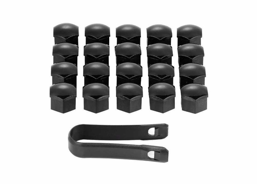 Капачки №3956 BLACK декоративни за болтове на джанти 19″